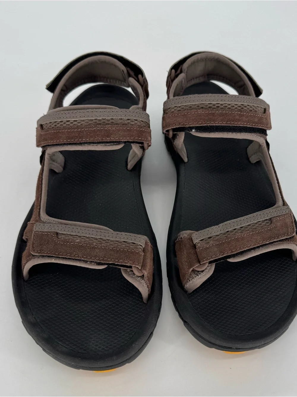 Teva Men's Brown and Black Strapped Outdoor Sport Sandal Size 12